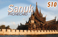 Sanuk Phone Card $10