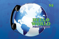 Hello World Phone Card $5