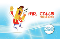Mr Calls Phone Card $20